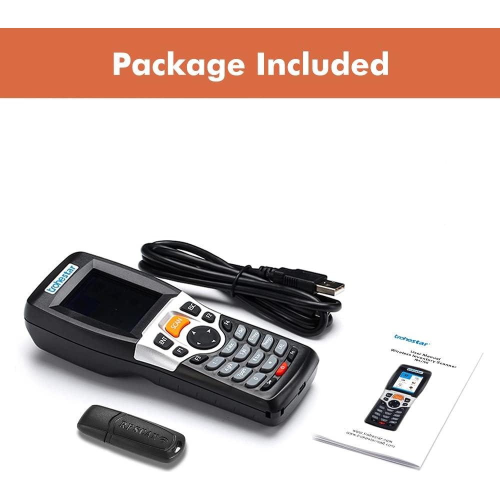 Escáner de Código de Barras Inalámbrico Trohestar N4-1D 4 en 1
