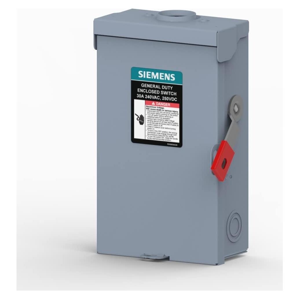 Interruptor de Seguridad Siemens GNF221RLLA 30A 240V 2 Polos