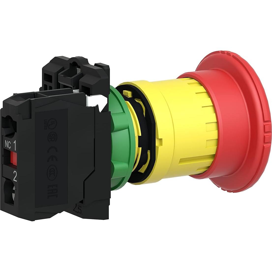 Botón de Parada de Emergencia Schneider Electric 22mm Rojo