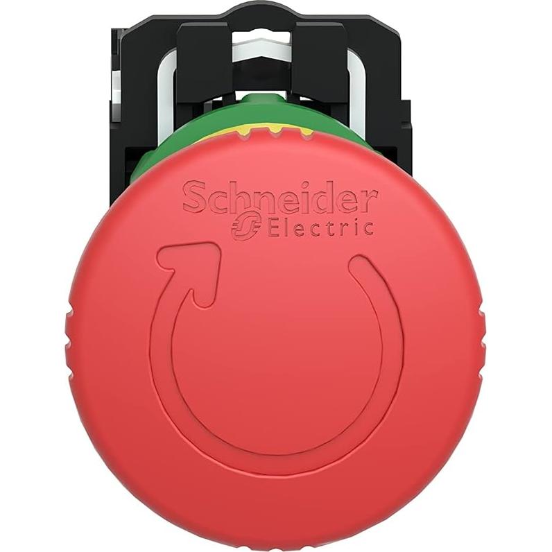 Botón de Parada de Emergencia Schneider Electric 22mm Rojo