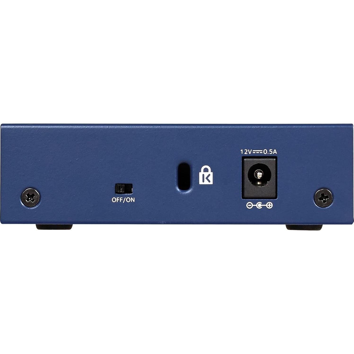 Switch Ethernet Gigabit 5 Puertos NETGEAR GS105 - No Gestionado