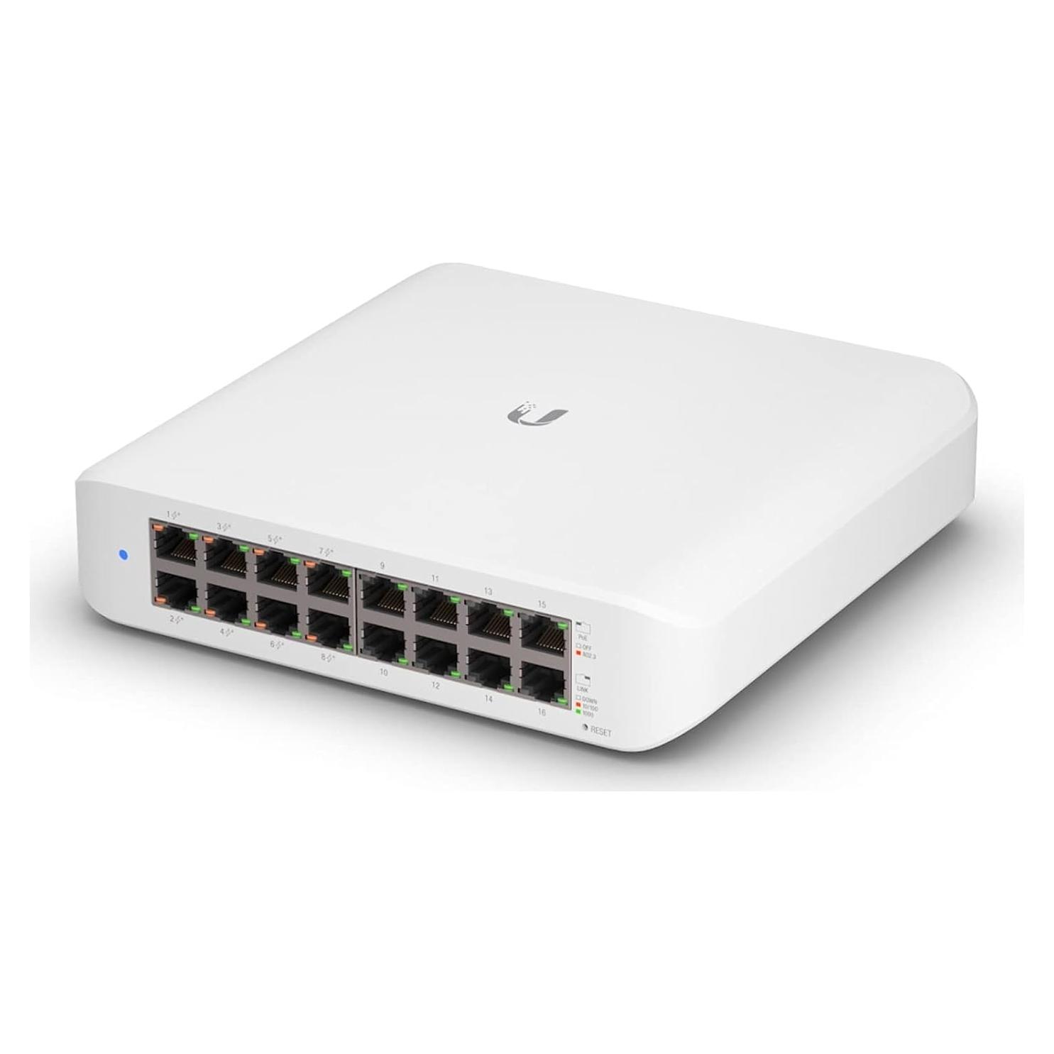 Switch Ubiquiti UniFi USW-Lite-16-PoE 16 Puertos Gigabit