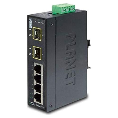 Interruptor Ethernet Industrial Planet ISW-621TF 4x10/100TX + 2x100FX SFP