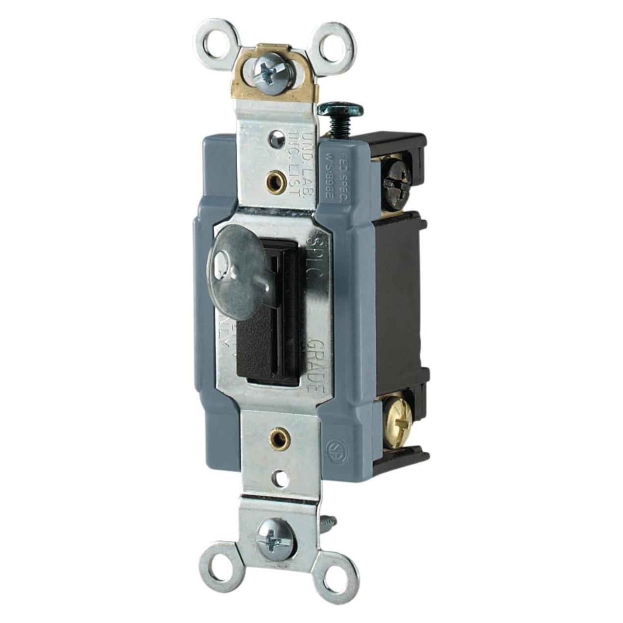 Interruptor de Palanca Eaton AH1201L 15A 120V/277V Industrial