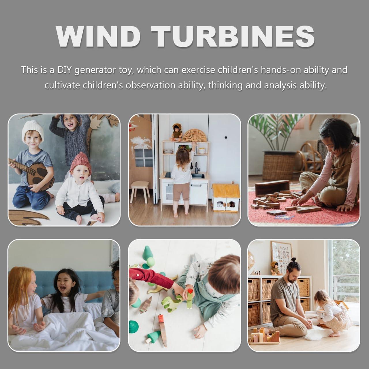 Kit Generador Eólico NUOBESTY - Juguete Educativo DIY para Niños