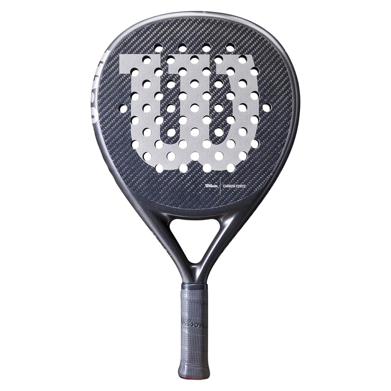 Pala de Padel Wilson Carbon Force LT - Gris - Fibra de Carbono
