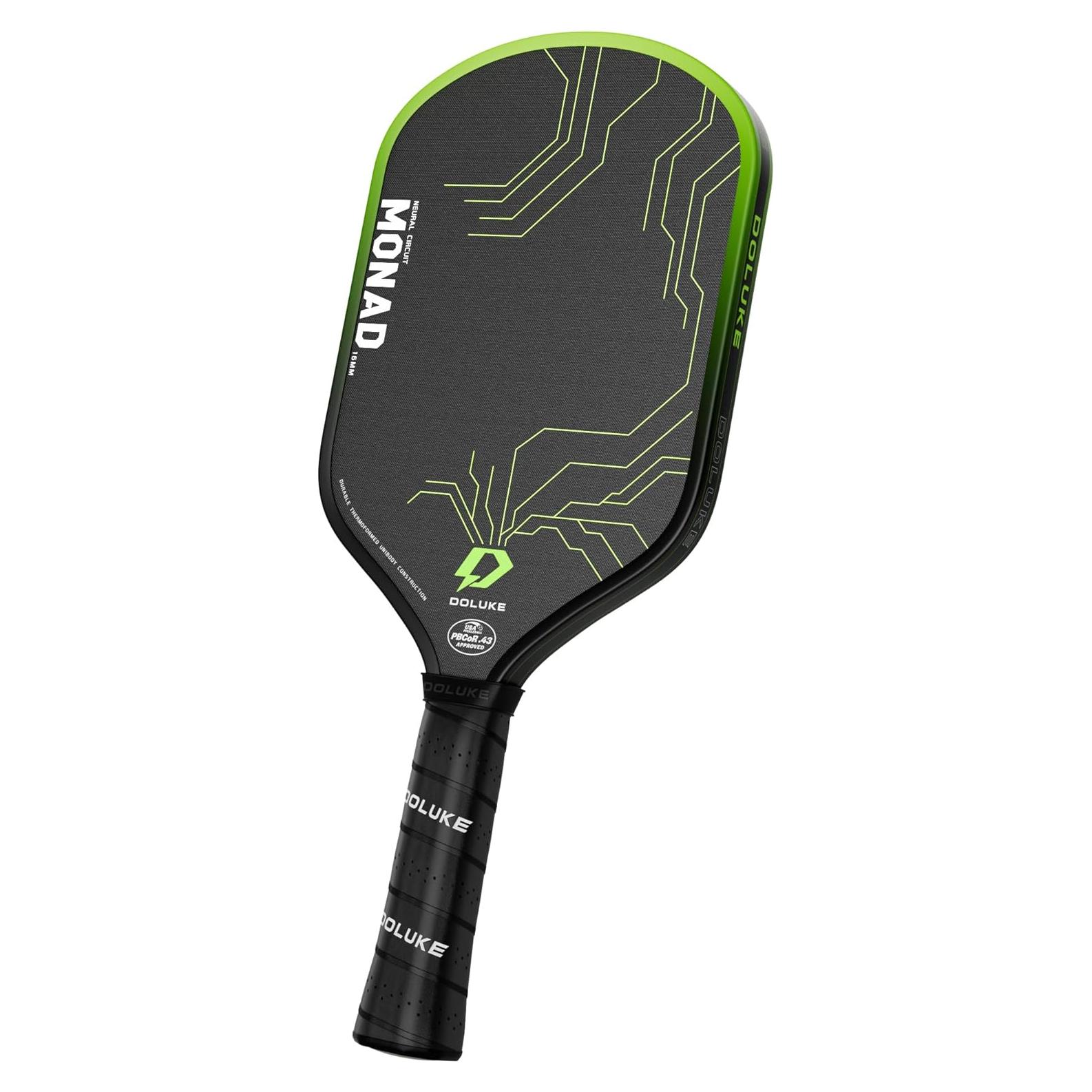 Pala de Pickleball Doluke MONAD Fibra de Carbono 16mm
