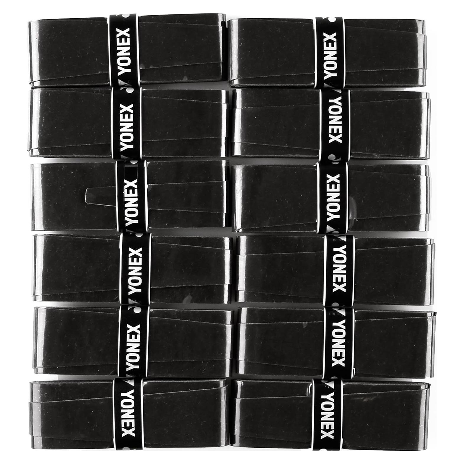 Overgrip Yonex Super Grap 30 Pack Negro/Blanco 0.6mm