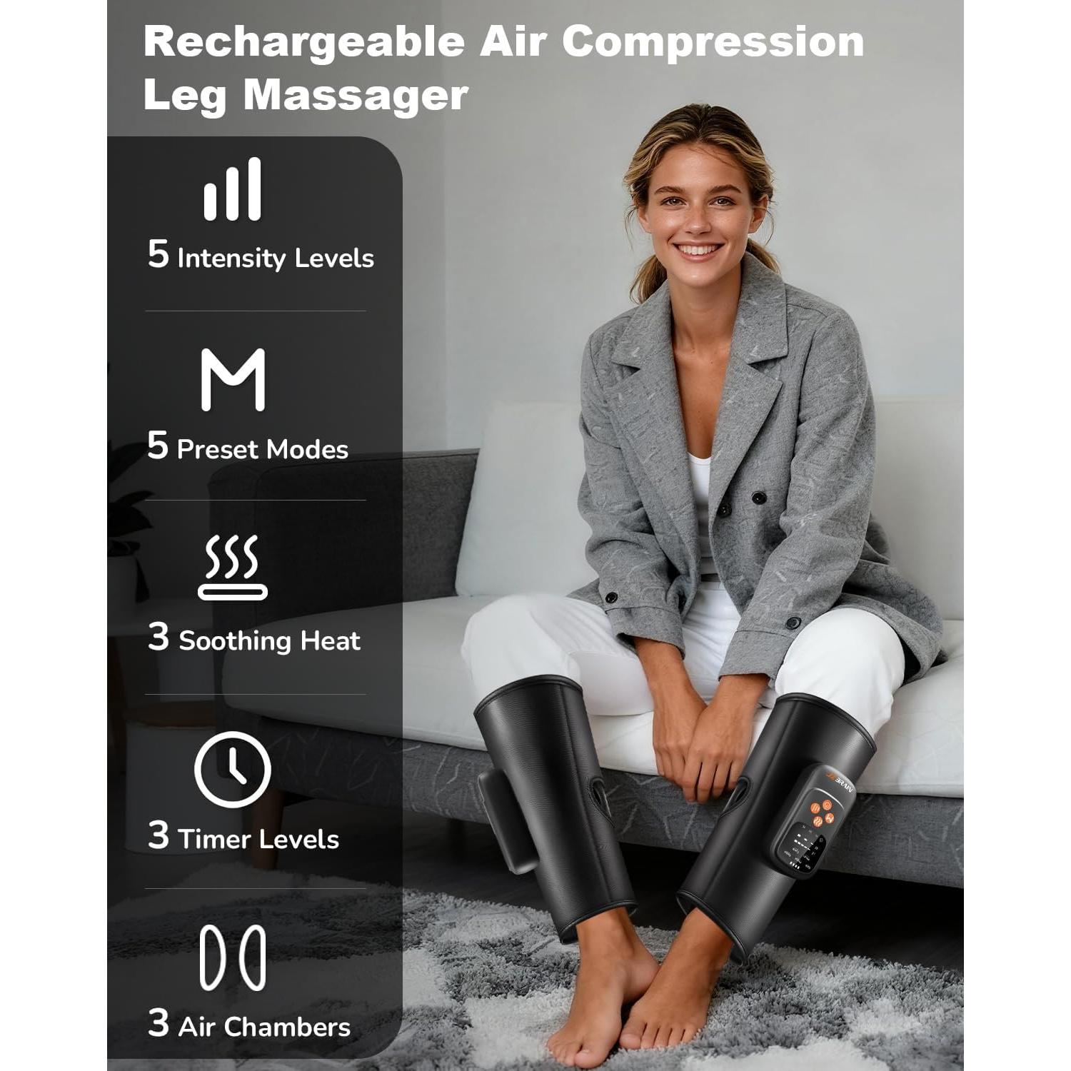 Masajeador de Pantorrillas JZBRAIN con Calor y Compresión