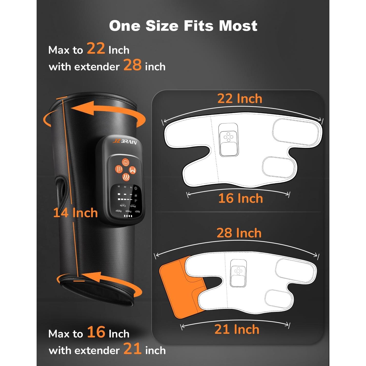 Masajeador de Pantorrillas JZBRAIN con Calor y Compresión