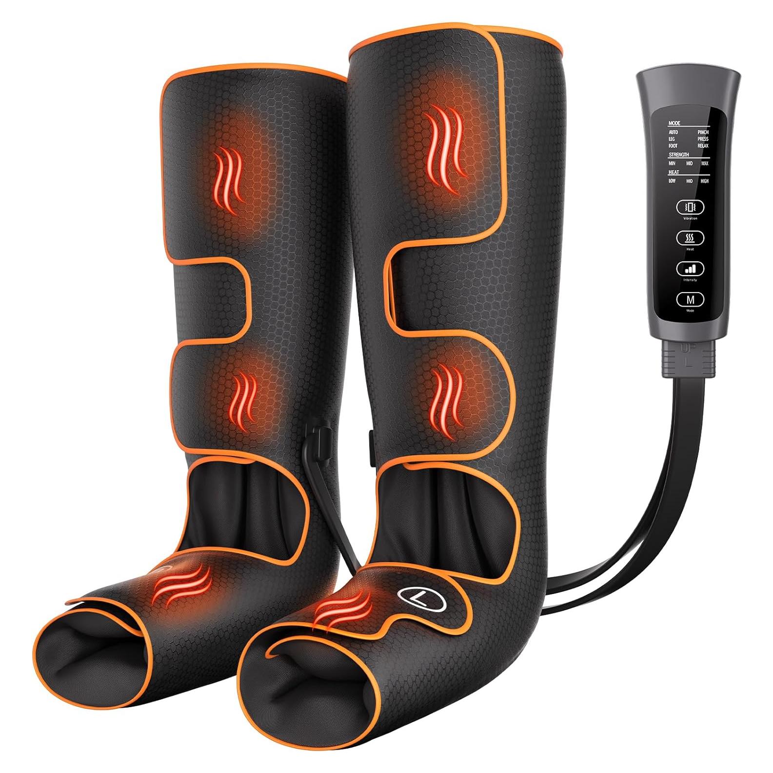 Masajeador de Piernas con Calor y Compresión Healthpal FE-7204B