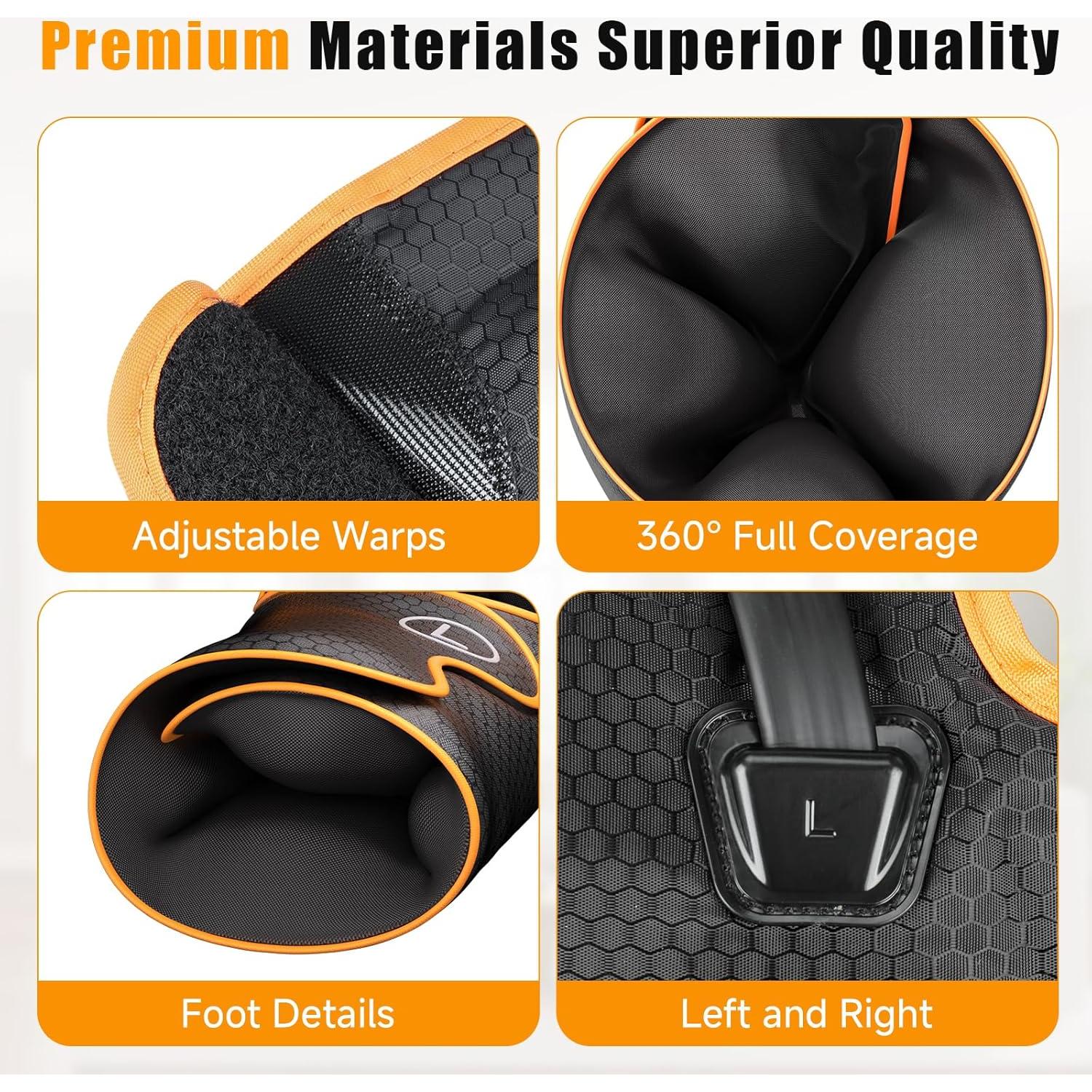 Masajeador de Piernas con Calor y Compresión Healthpal FE-7204B