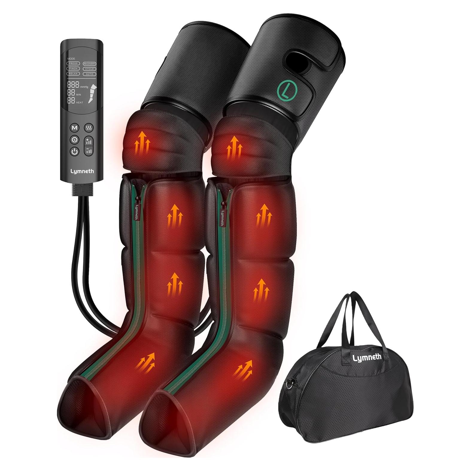 Masajeador de Piernas con Calor y Compresión Healthpal FE-7204B