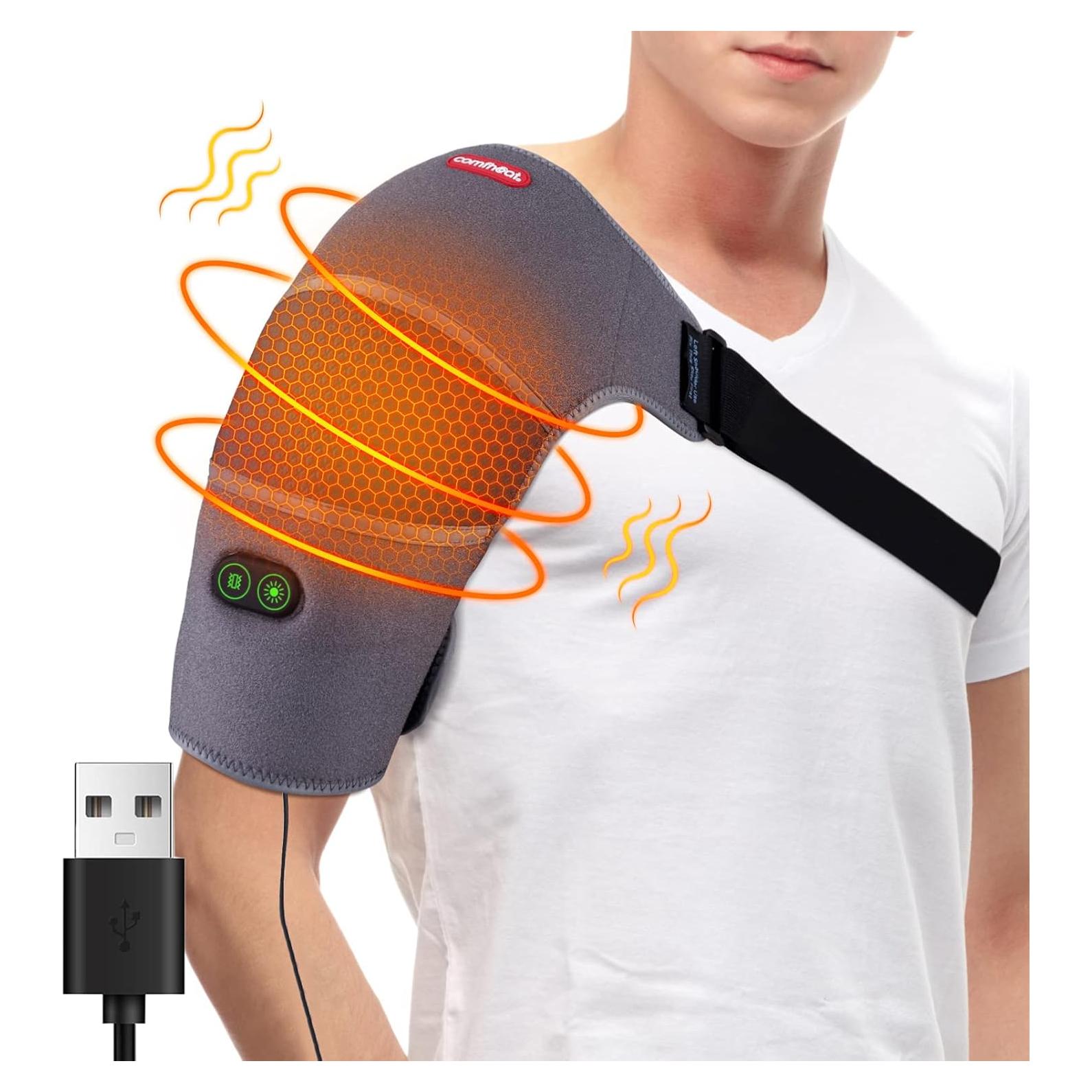 Almohadilla Térmica Masajeadora Comfheat para Hombro USB