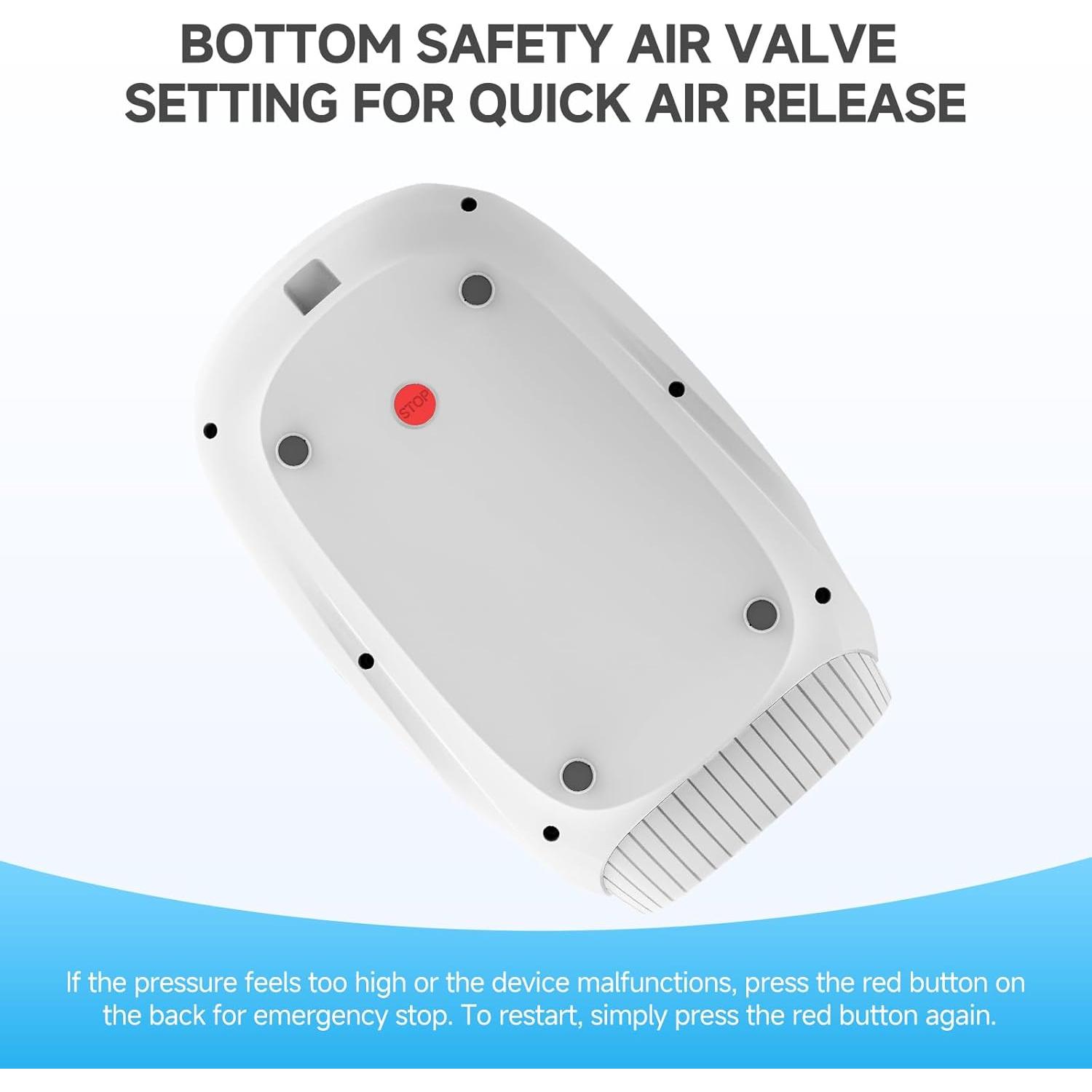 Masajeador de Manos Eléctrico WENZHOU KX-708 con Calor y Compresión