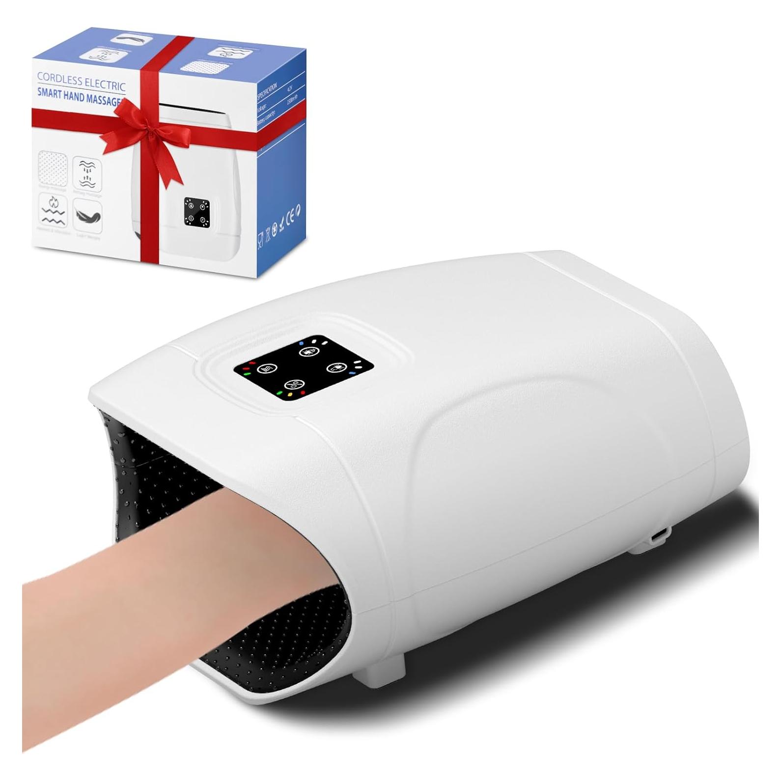 Masajeador de Manos Eléctrico TipTalk con Calor y Compresión