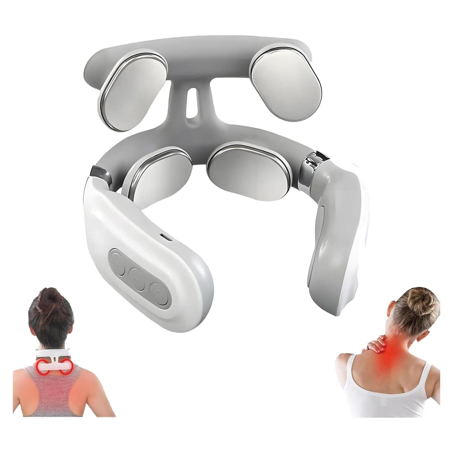 Masajeador de Cuello Vitality Magic Pro 2.0 - 4 Nodos, 6 Modos