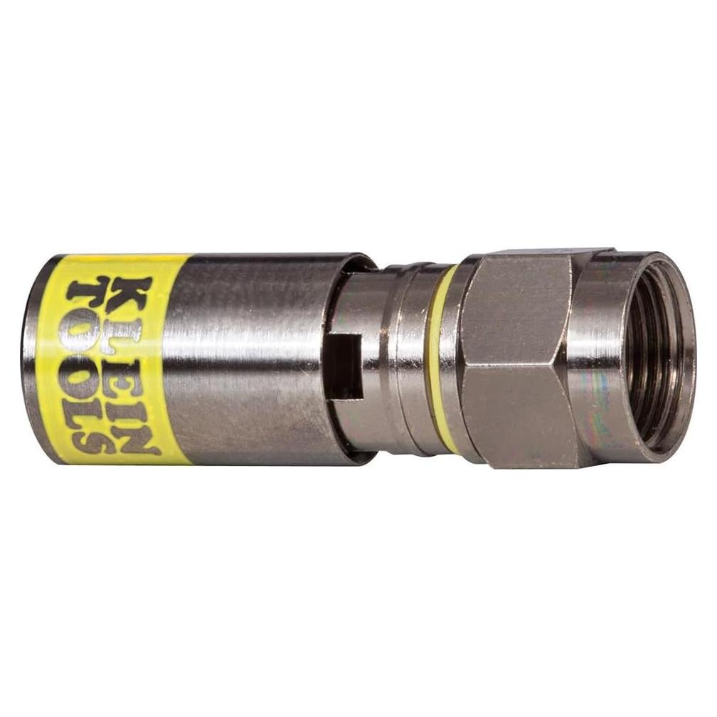 Conectores F Klein Tools VDV812-606 para Cable Coaxial RG6, Paquete de 10