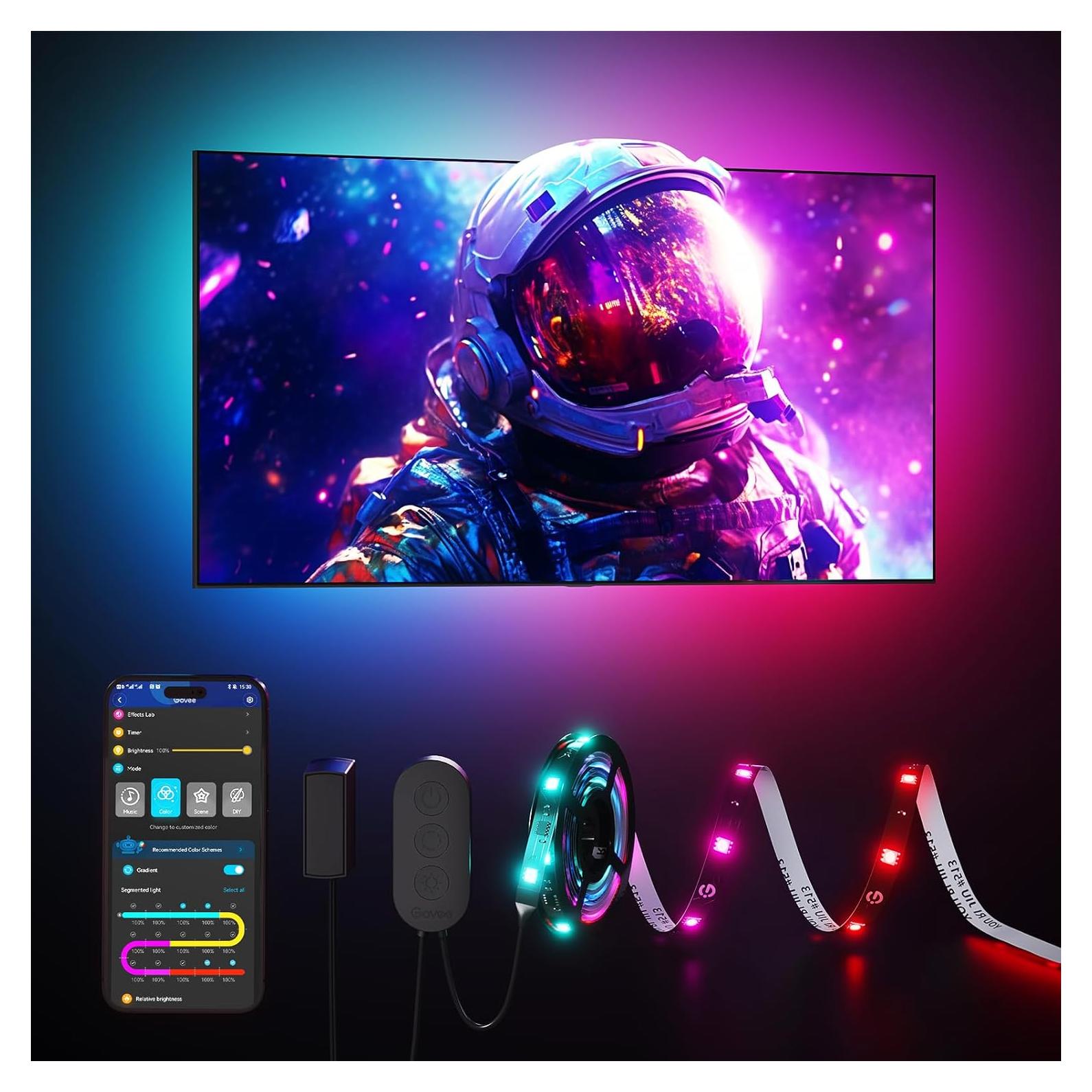 Tira de Luz LED Govee para TV 40-50" RGBIC Control App