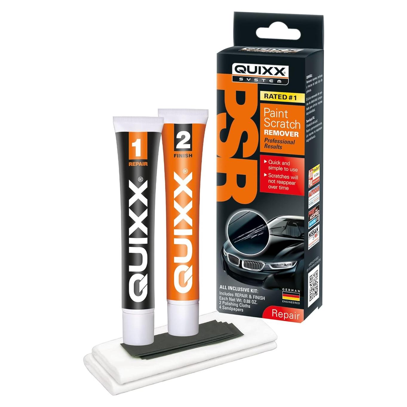 Kit Eliminador de Rayones de Pintura QUIXX 8 Piezas Efectivo