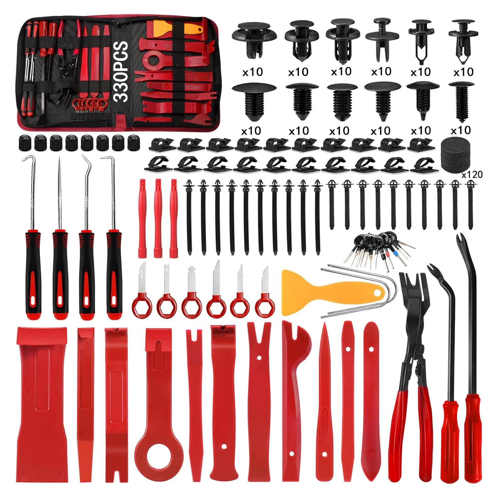 Kit de Herramientas para Retirar Molduras Eaukar EAKUS003 330 Piezas