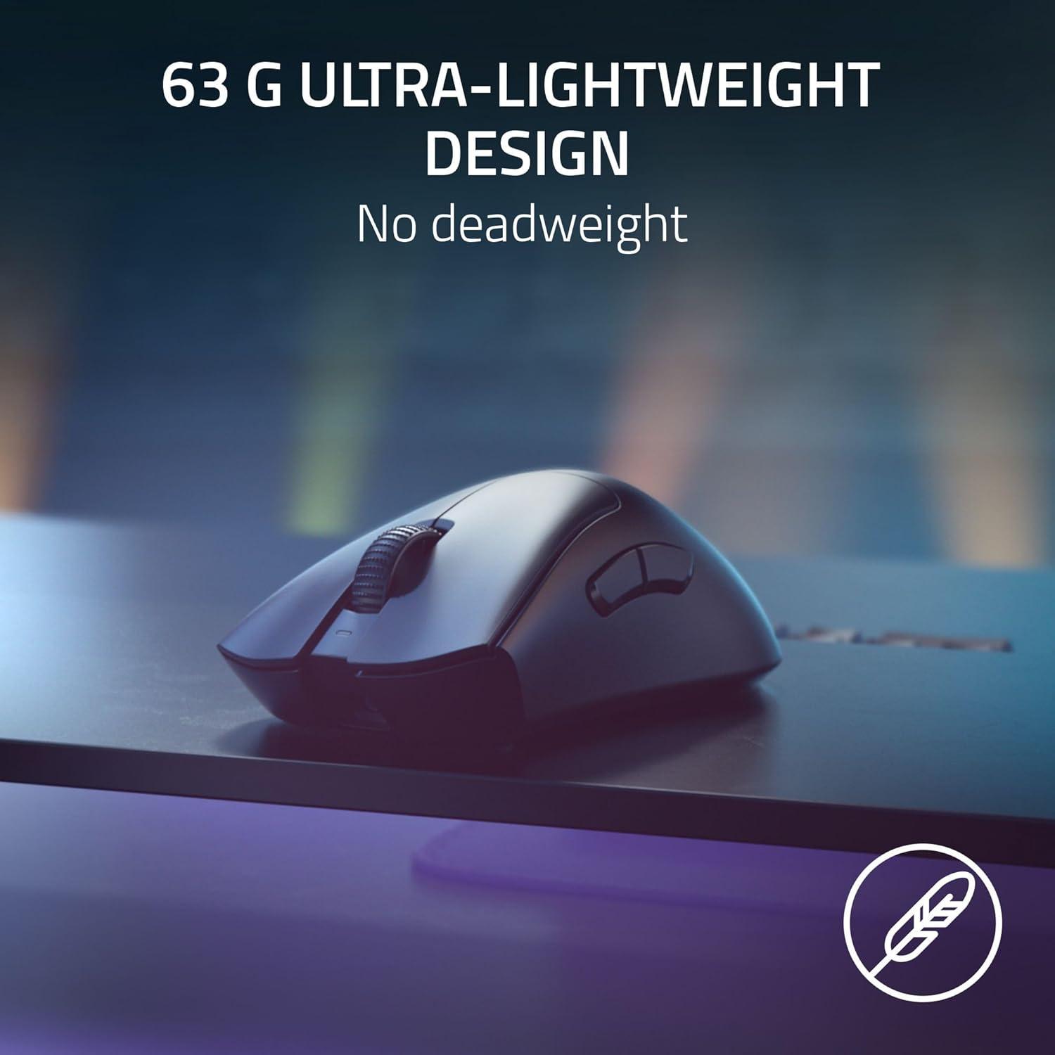 Razer DeathAdder V3 Pro Ratón Gaming Inalámbrico 63g