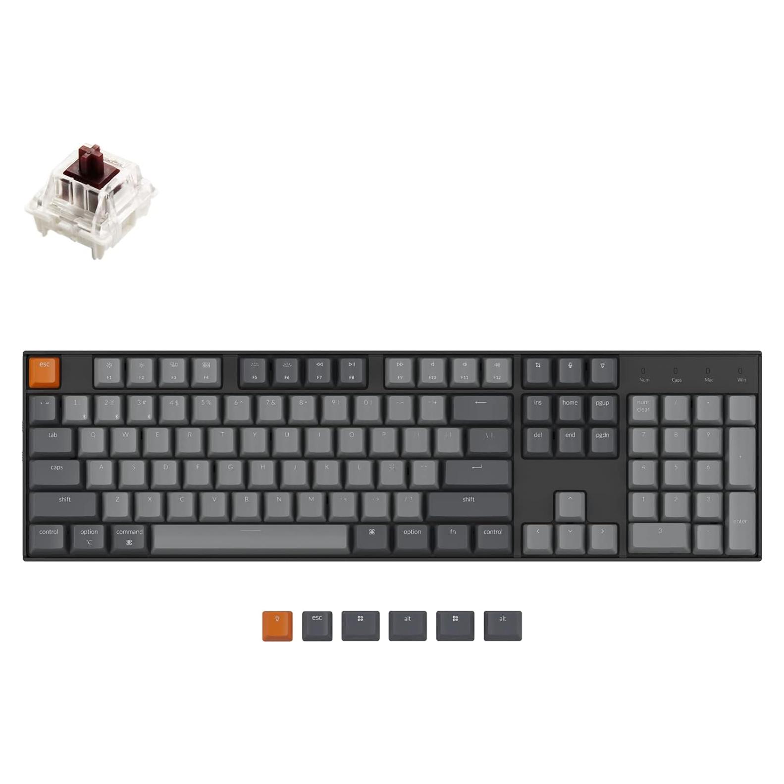 Teclado Mecánico Inalámbrico Keychron K10 104 Teclas Mac/Windows