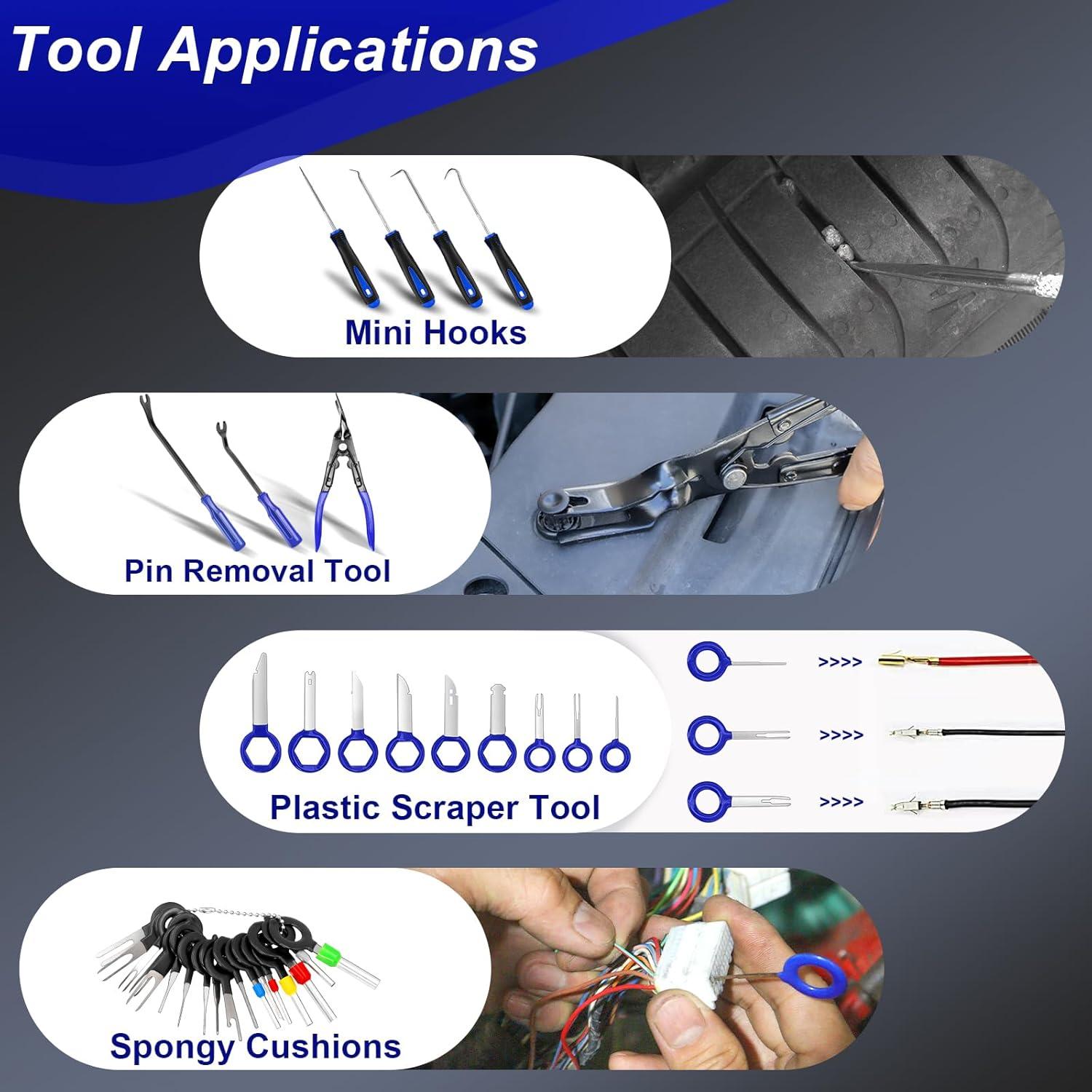 Kit de Herramientas de Remoción de Molduras Doaho 238 Pcs