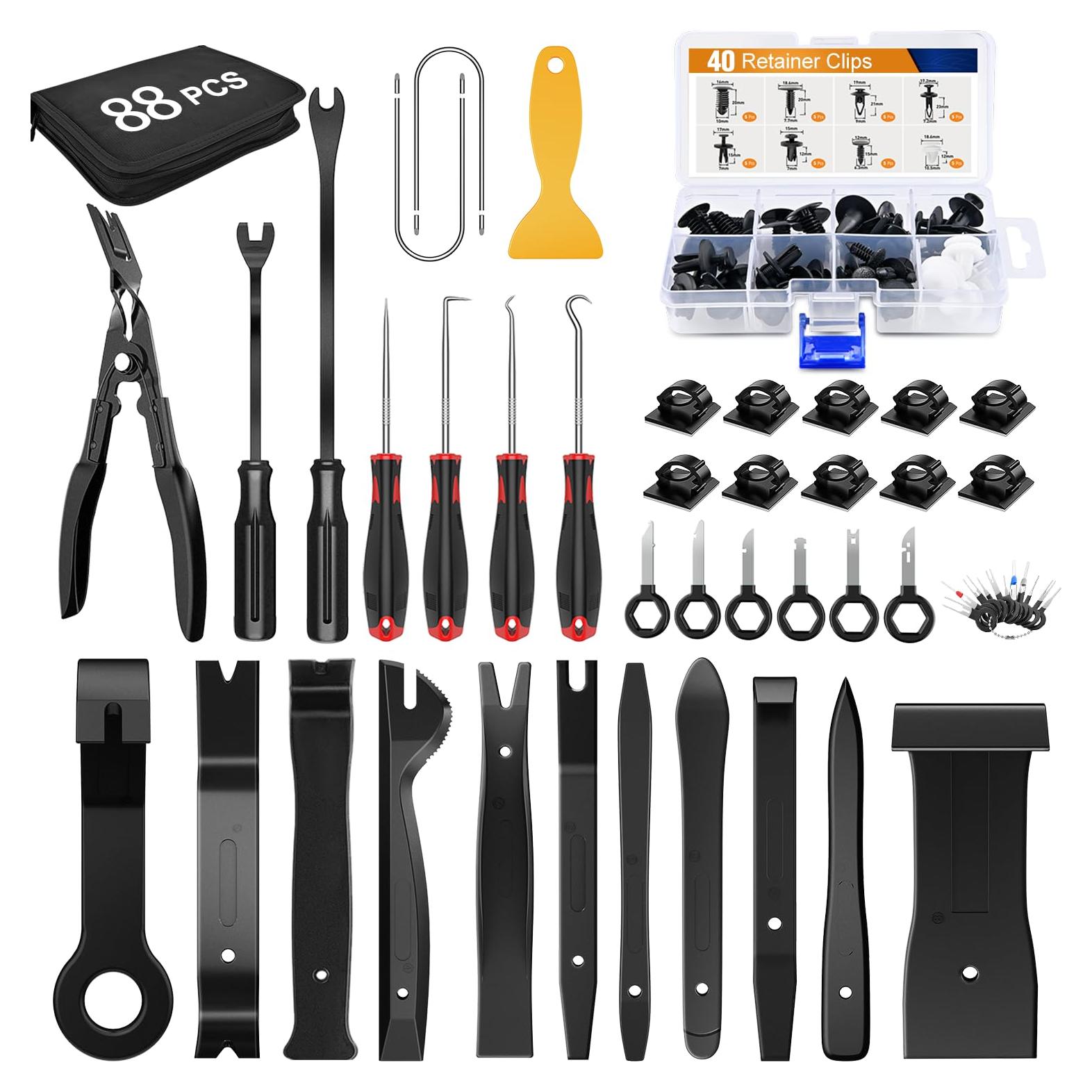 Kit de Herramientas de Remoción de Molduras GOOACC 88Pcs