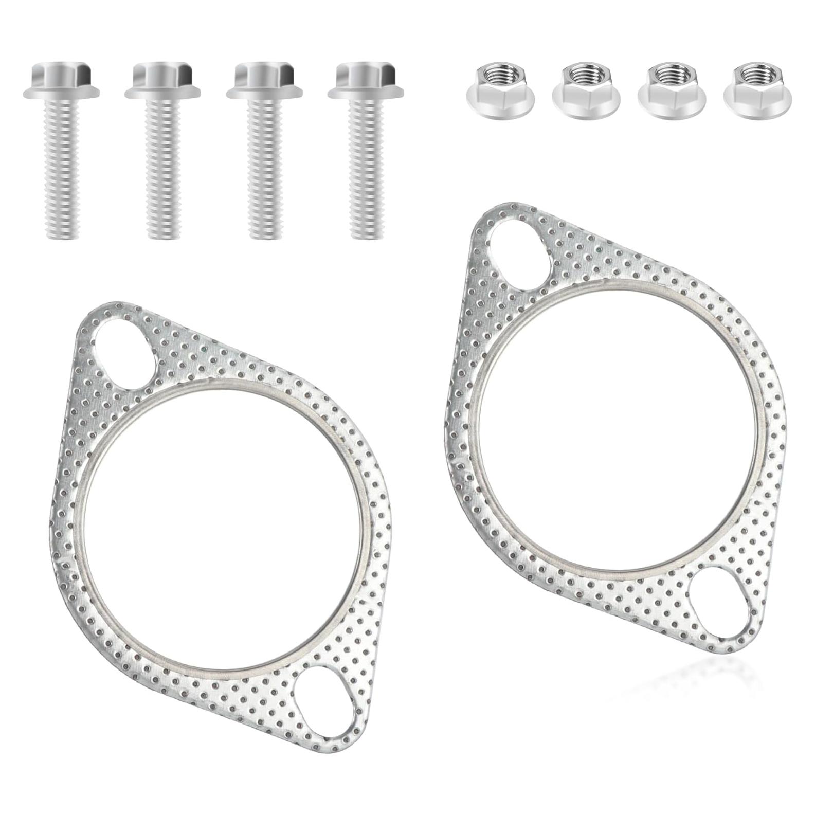 Juego de Junta de Flange de Escape KIFIDAN 7.62 cm 2PCS + Tornillos