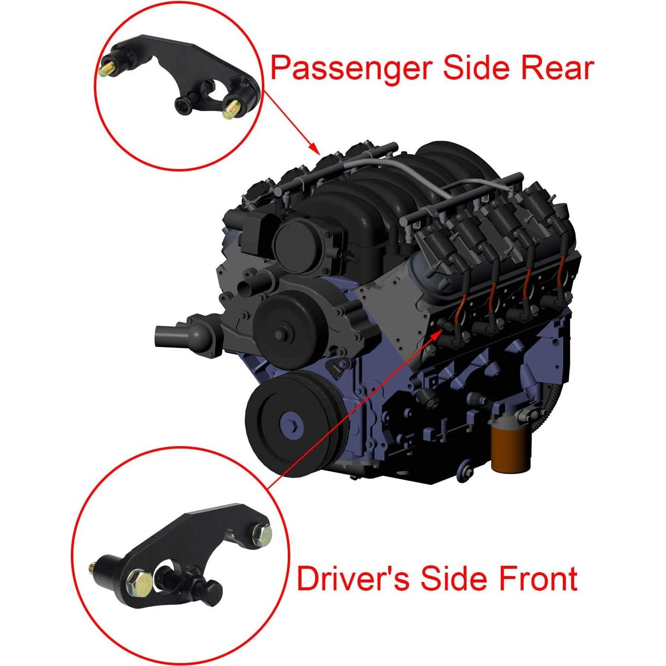 Kit de reparación tornillos colector escape 3mirrors LS 4.8-6.2L