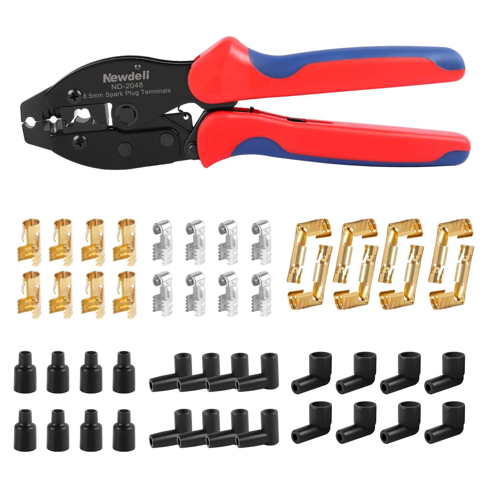 Juego de Crimpadora de Cables de Bujía Newdeli 25 Piezas