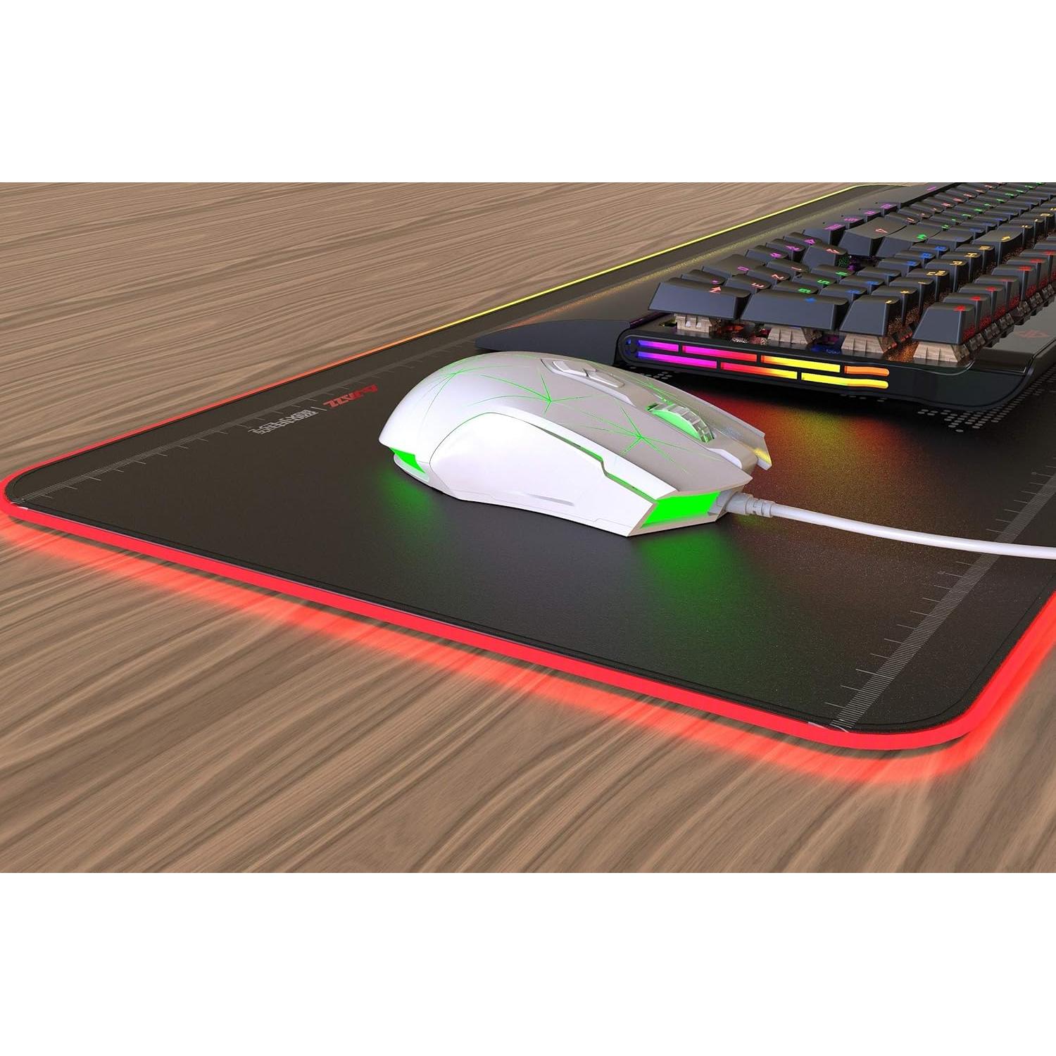 Raton Gamer FIRSTBLOOD AJ52 RGB 7 Botones Ergonomico USB