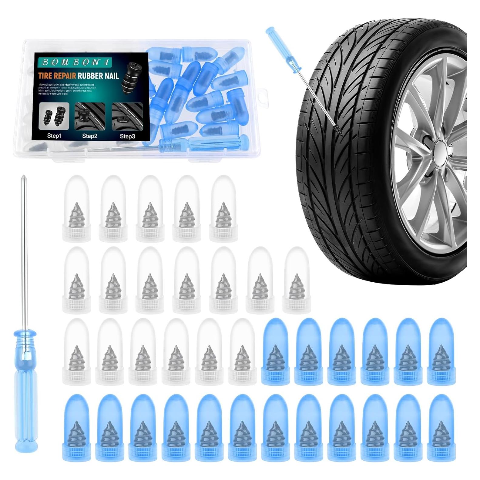 Kit de 70 Tornillos de Reparación de Neumáticos BOUBONI