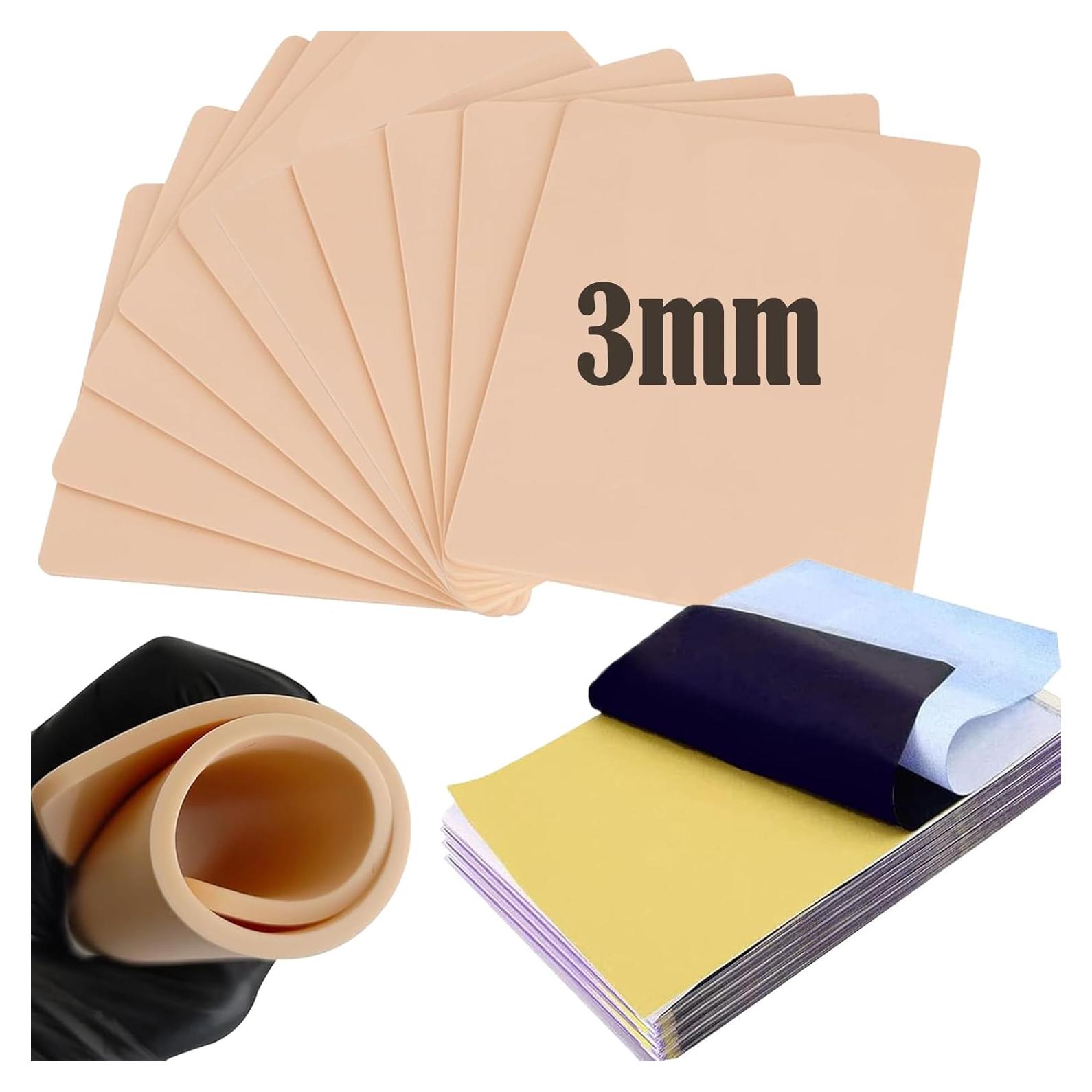 Kit de Práctica de Tatuajes Urknall 30 Piezas 3mm Piel Falsa