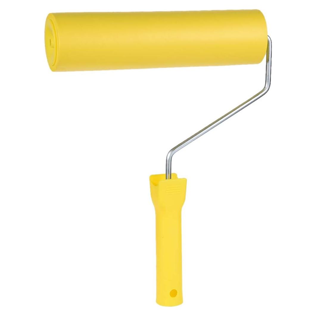 Rodillo de Pintura de Goma Nitrilo uxcell 225mm con Mango Plástico