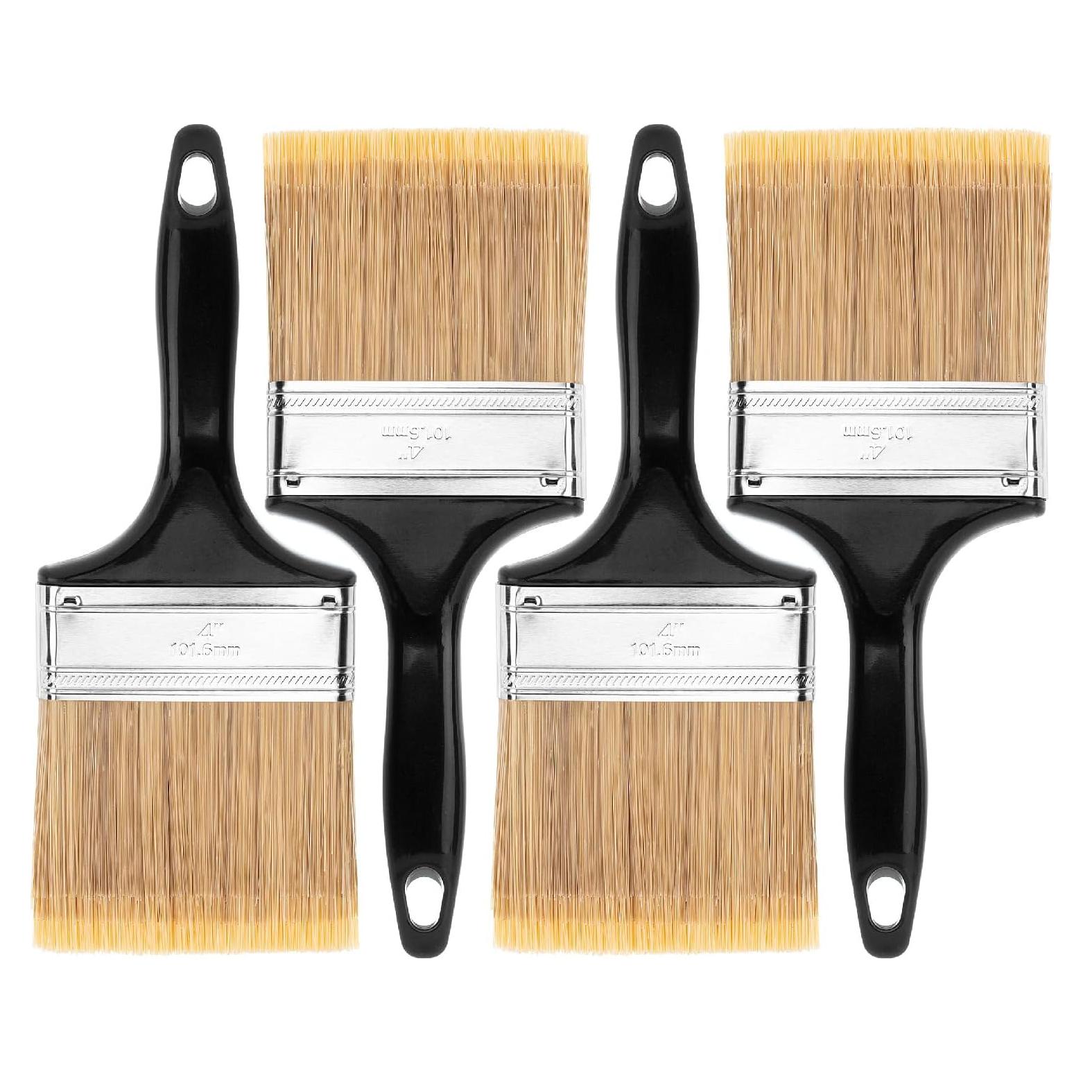 Pinceles para Pintura Bates Choice, 4 Unidades, 10.16 cm