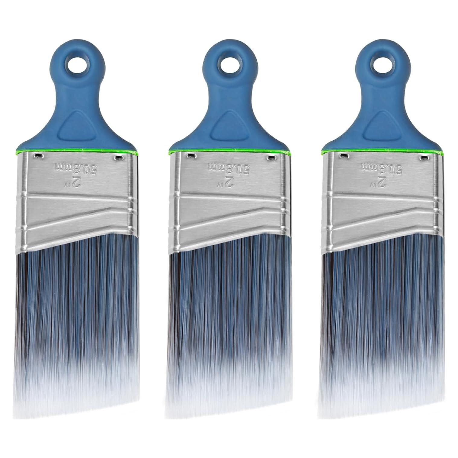 Juego de Pinceles de Pintura Wesquer 3 Piezas Mango Corto