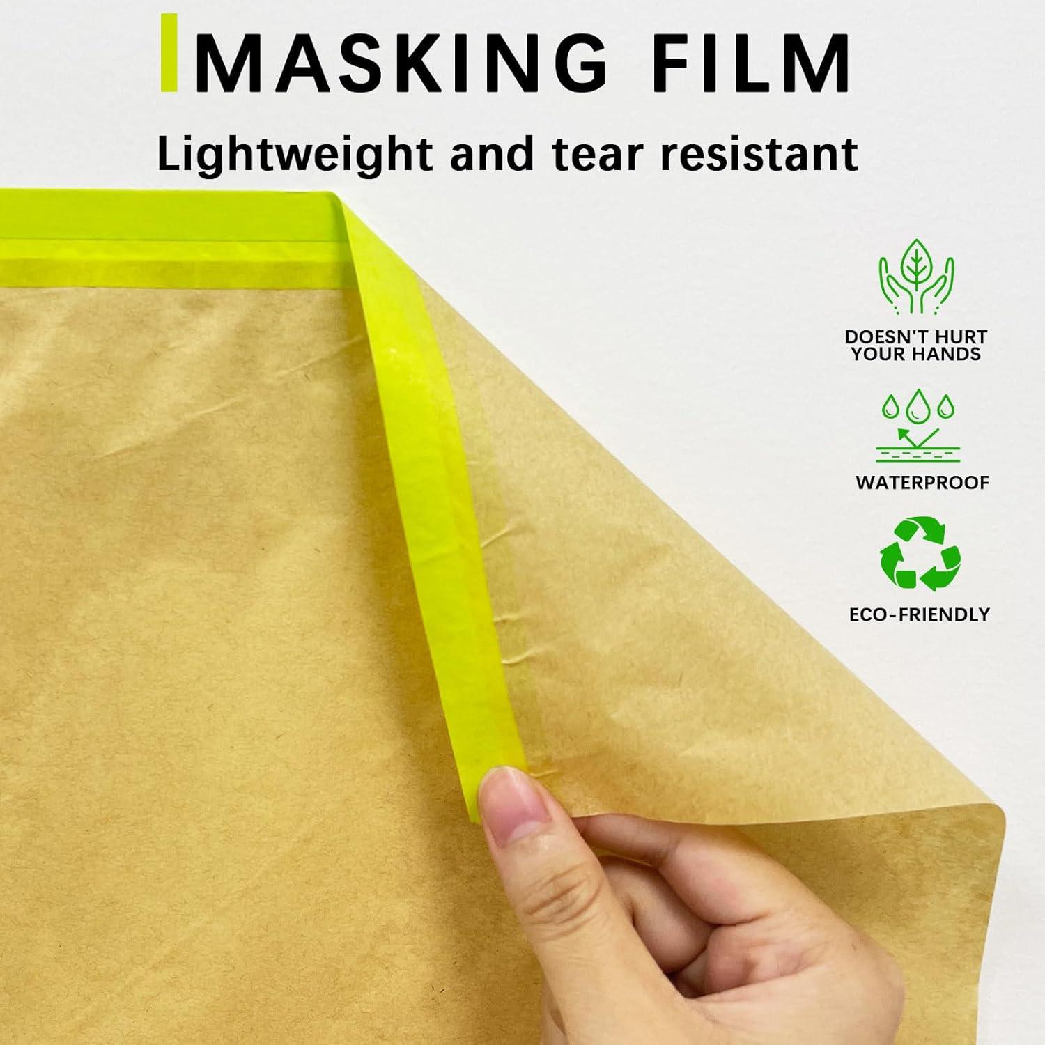 Papel de Enmascarar Hubaow 15.24 cm x 15.24 m para Pintura