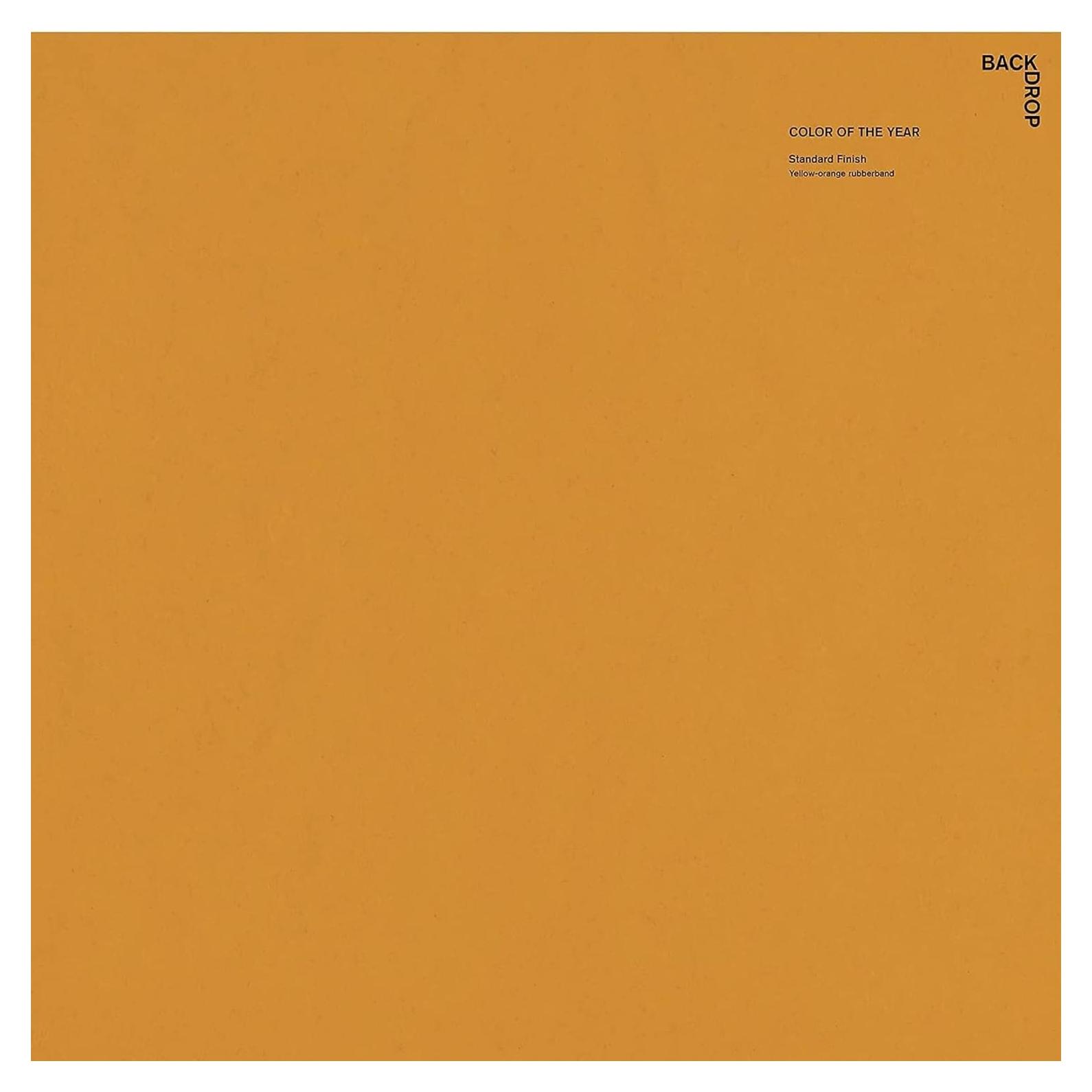 Muestra de Pintura Adhesiva BACKDROP Amarillo-naranja 30.48x30.48 cm