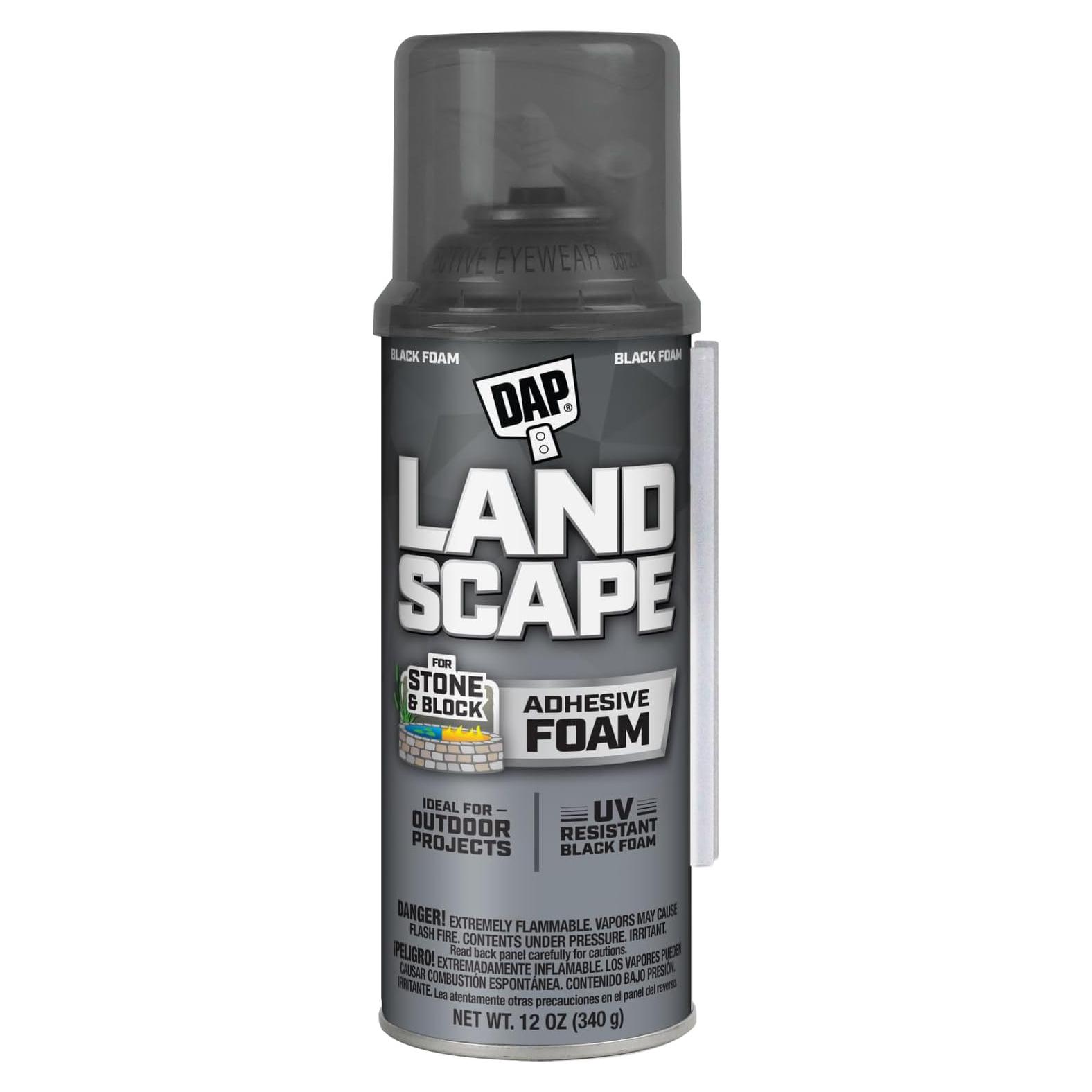 Espuma Adhesiva para Paisajismo DAP Negra 340 g