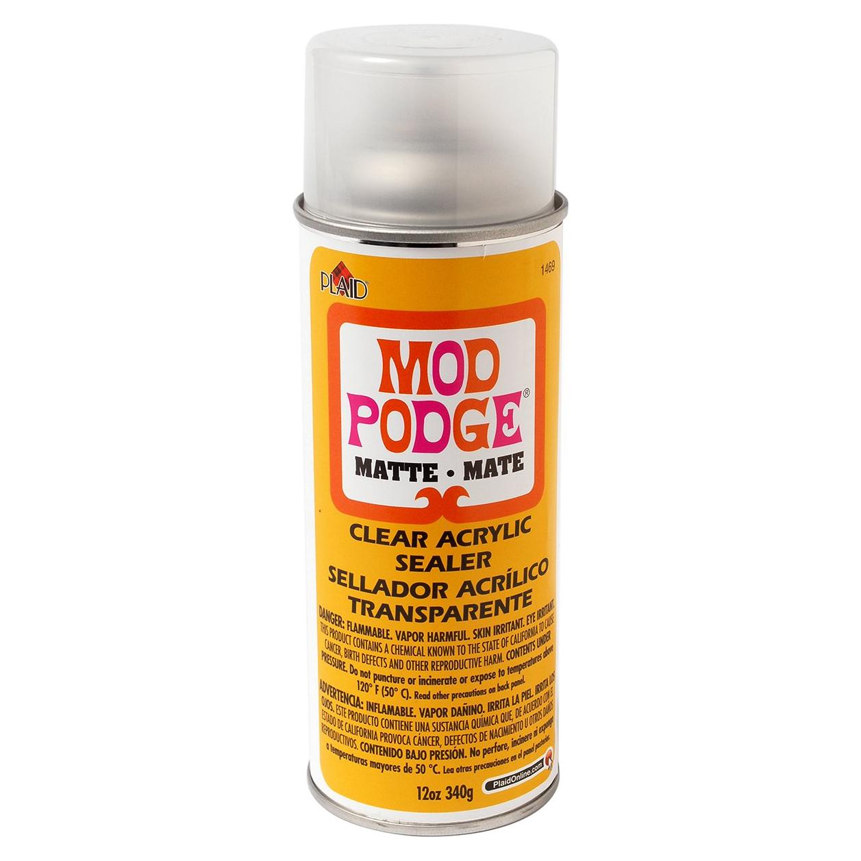 Sellador Acrílico Transparente Mate Mod Podge 340g Aerosol