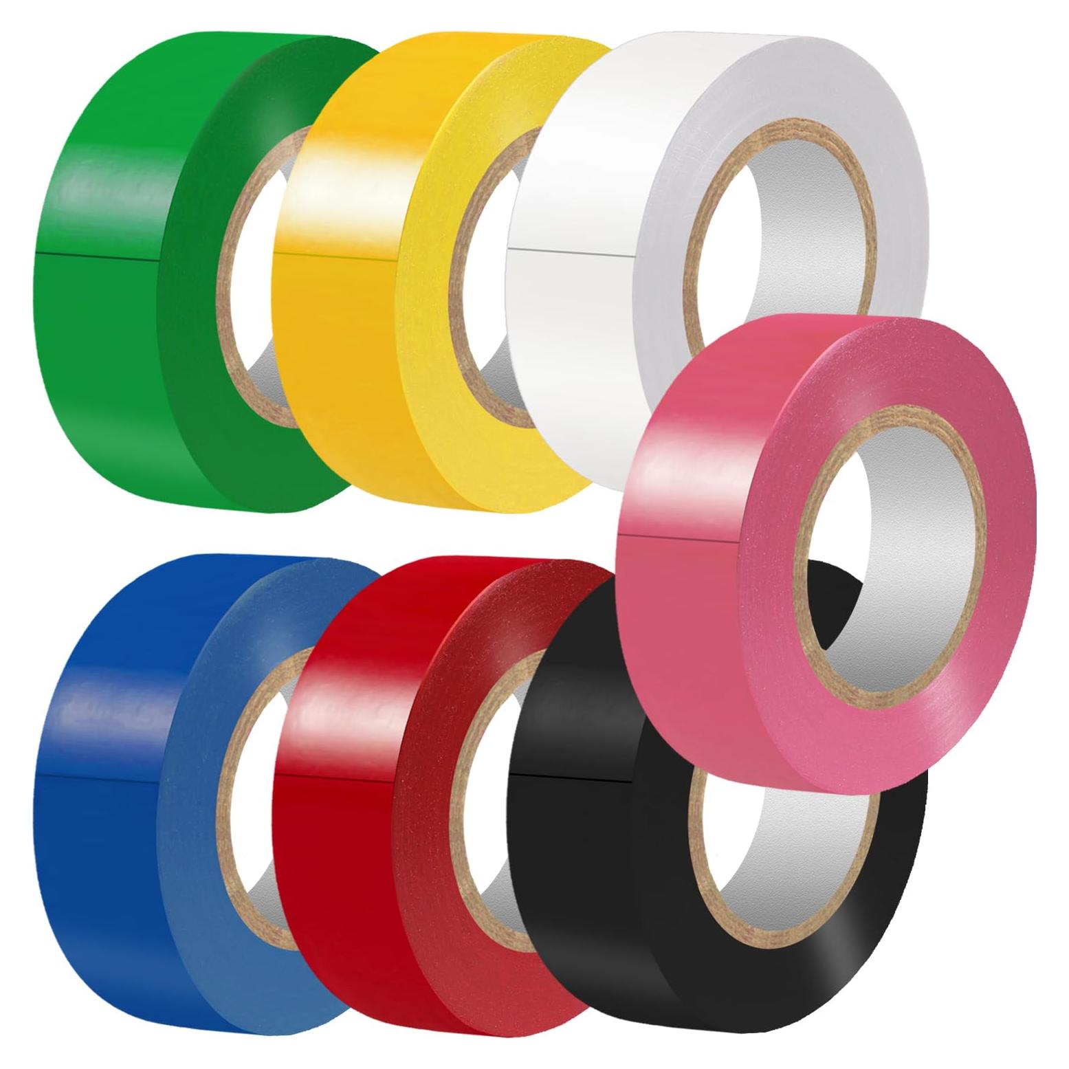 Cinta Eléctrica LYLTECH 7 Colores 0.64 cm x 9.14 m Impermeable