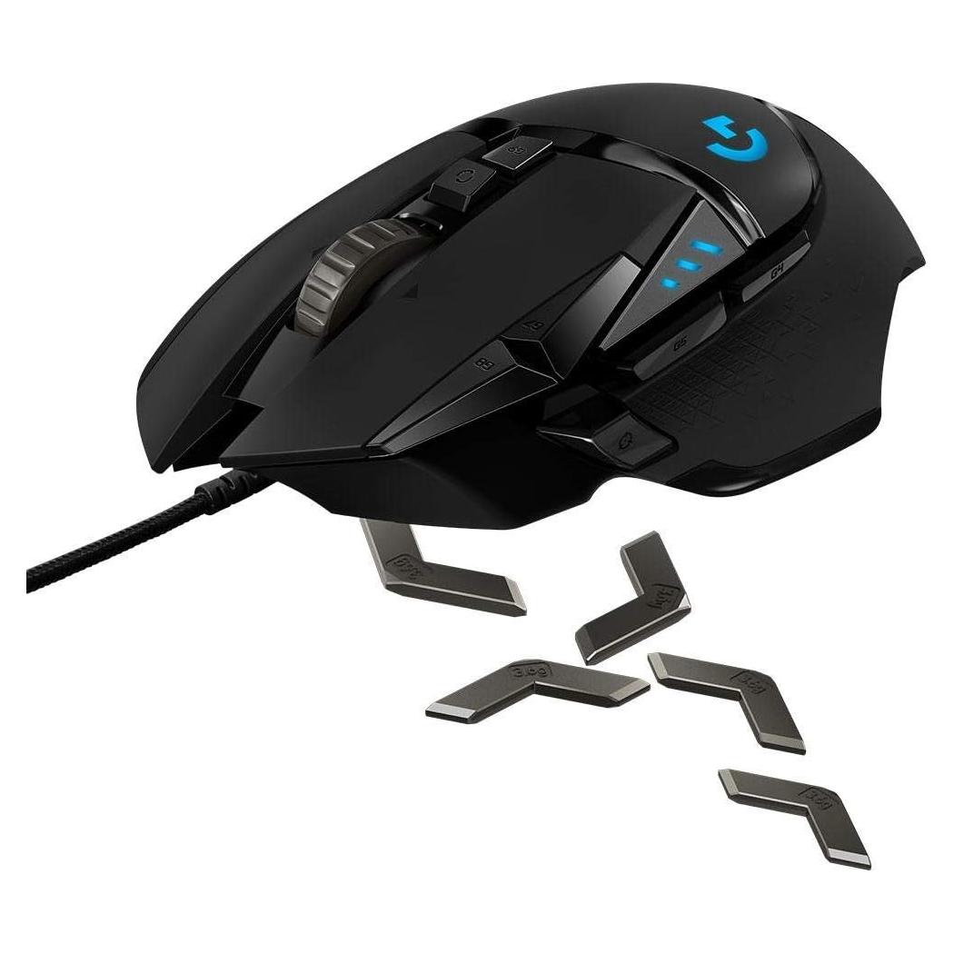 Ratón Gaming Logitech G502 Proteus Core 12000 DPI Ajustable