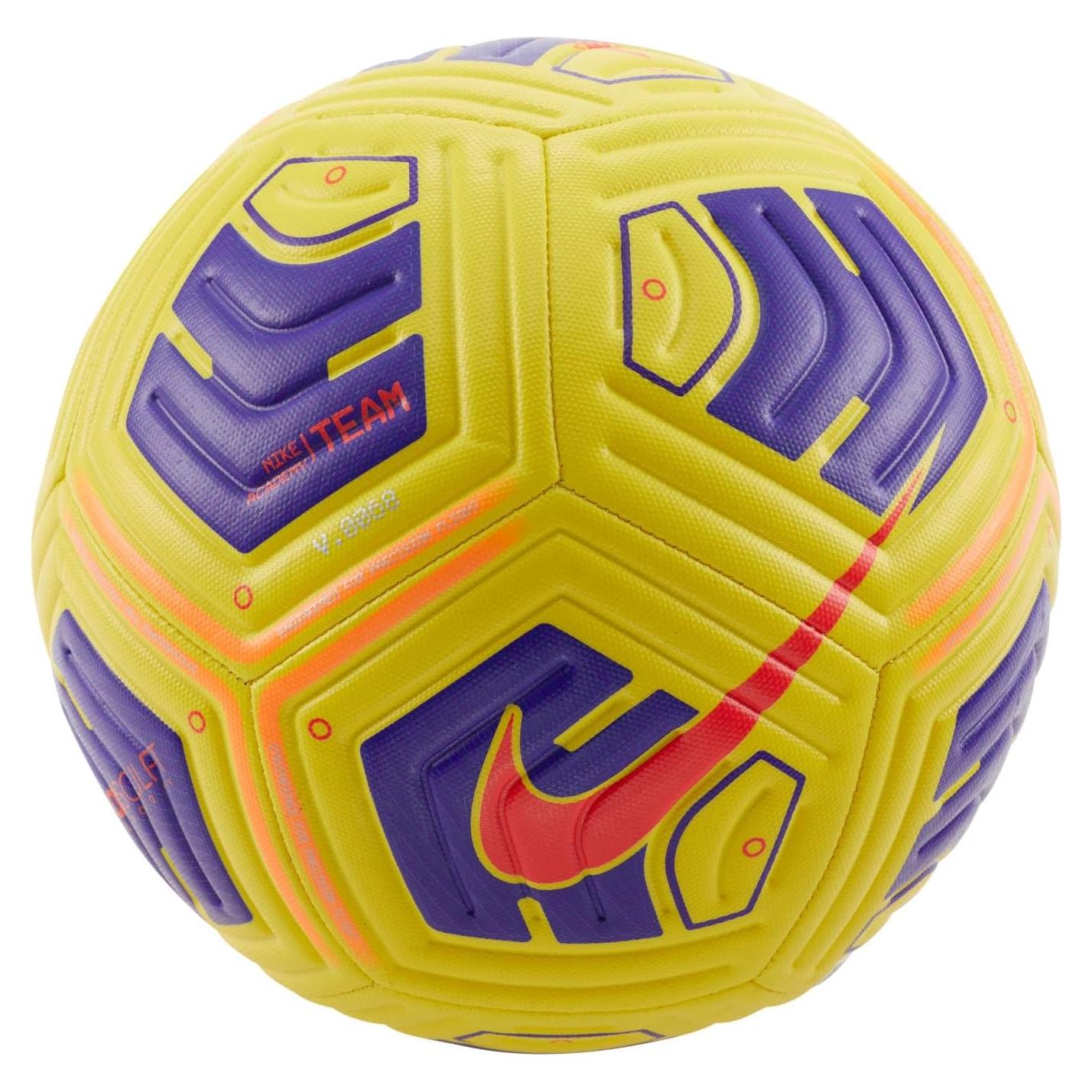 Balón de Fútbol Nike Academy Unisex Amarillo/Violeta Tamaño 5