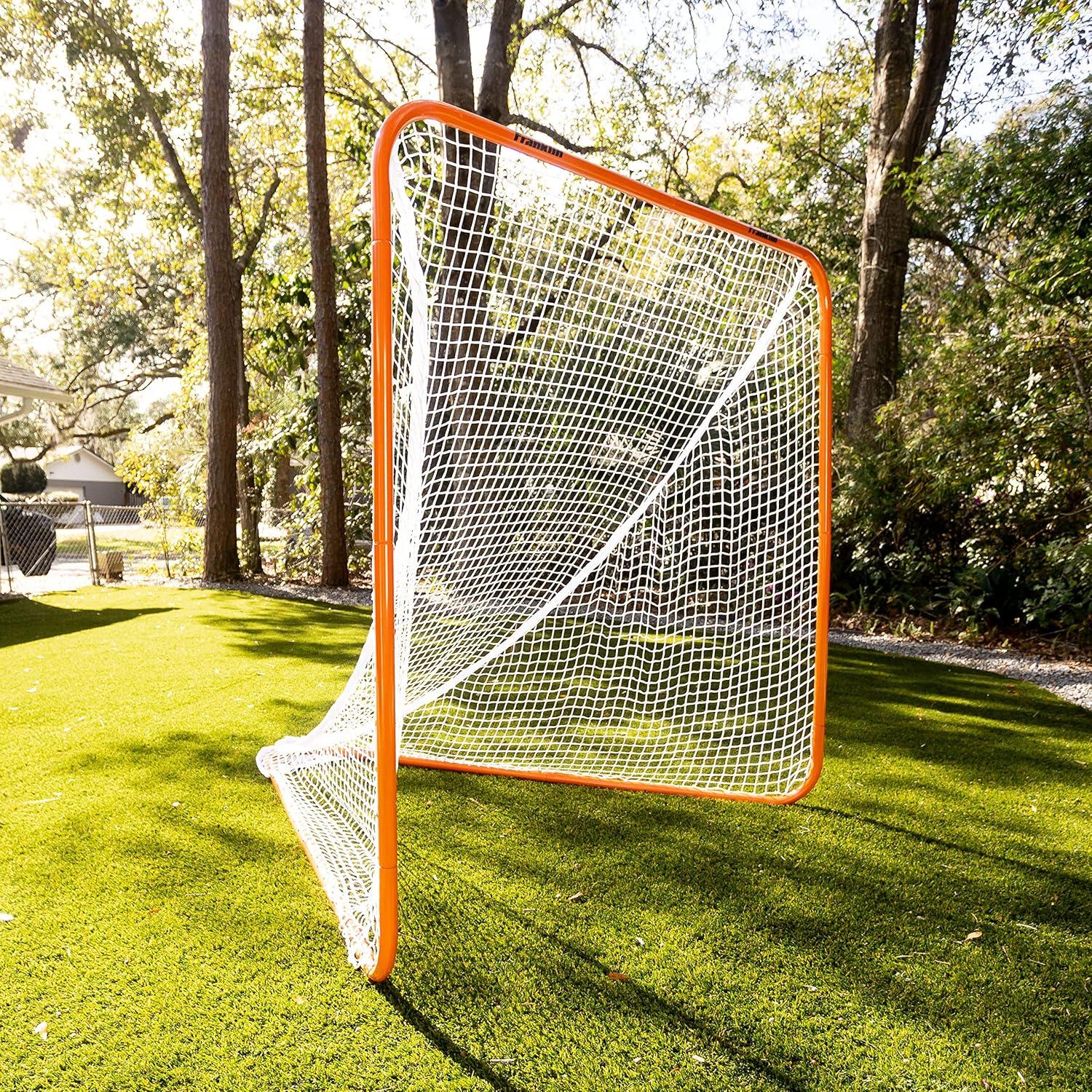 Meta de Lacrosse Franklin Sports 1.83m - Red Portátil para Jardín