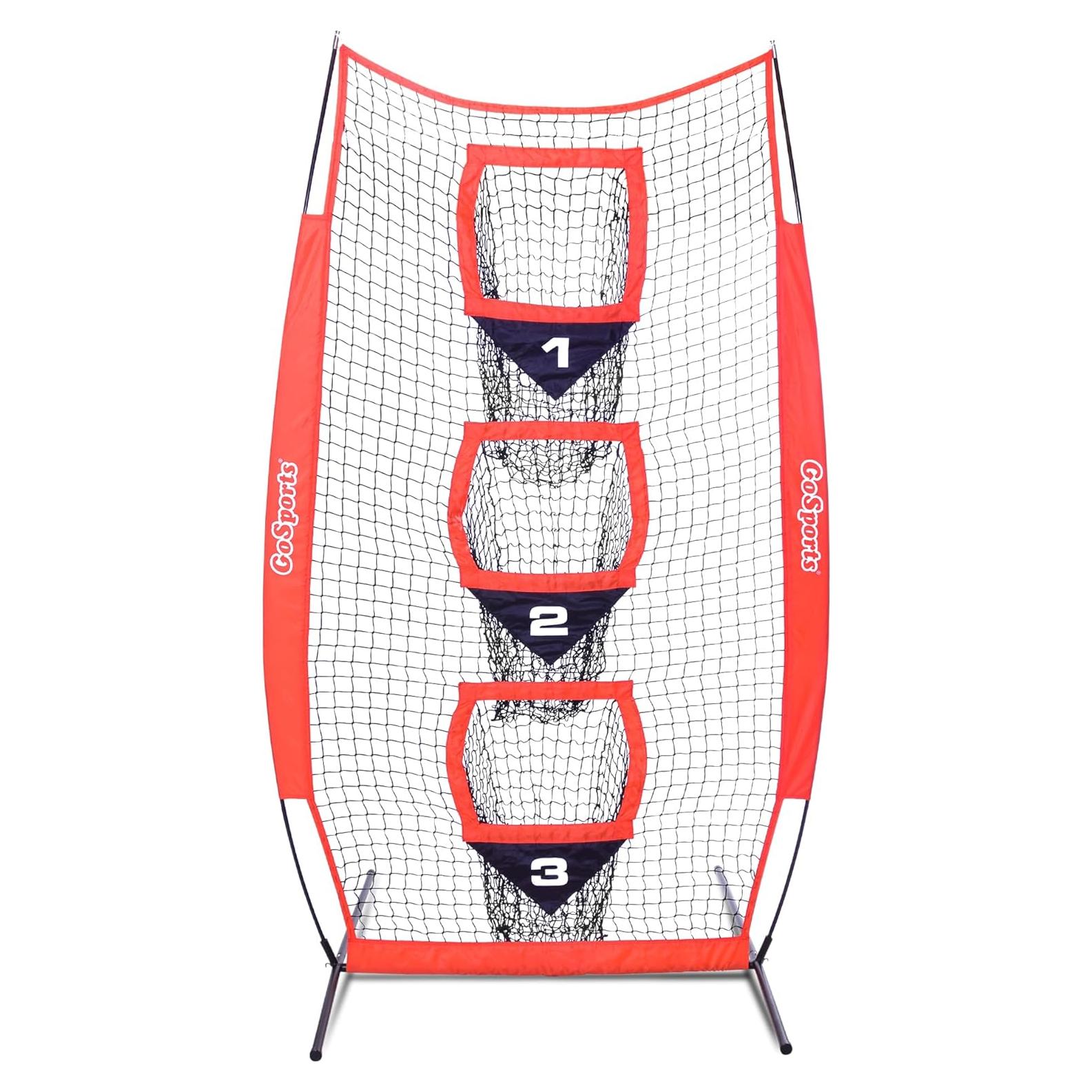 Red de Lanzamiento de Fútbol GoSports 2.44 x 1.22 m con 3 Objetivos