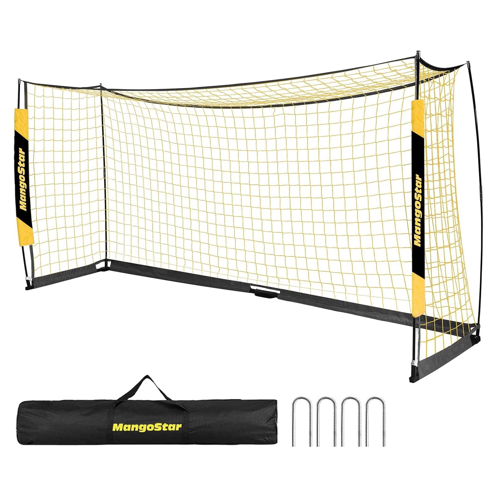 Portería de Fútbol MangoStar 3.66x1.83m Metálica Colapsable