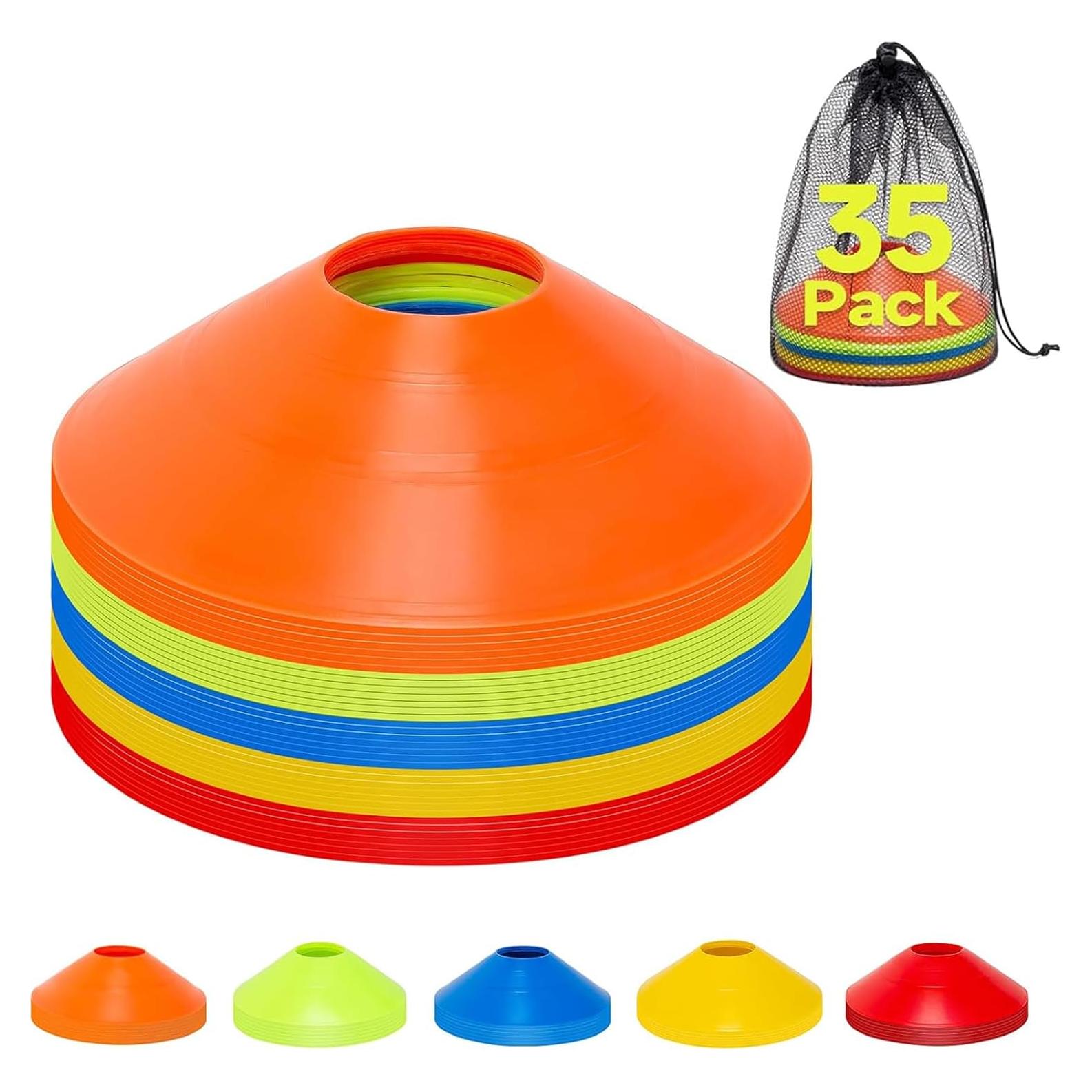 Conos de Agilidad Klurent 35 PCS Multicolor para Entrenamiento