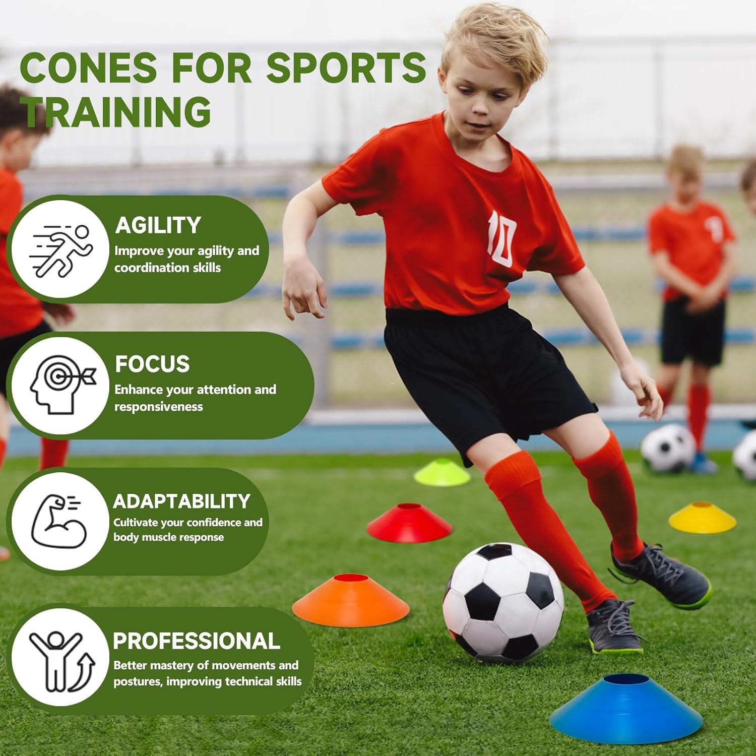 Conos de Agilidad Klurent 35 PCS Multicolor para Entrenamiento